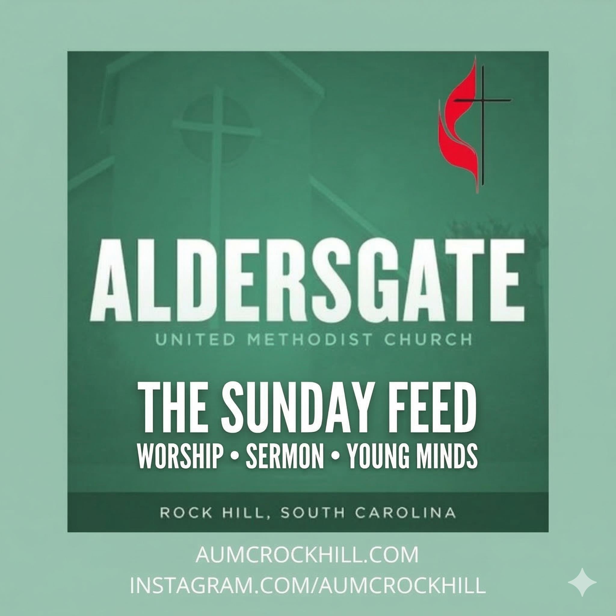 Aldersgate UMC:  The Sunday Feed